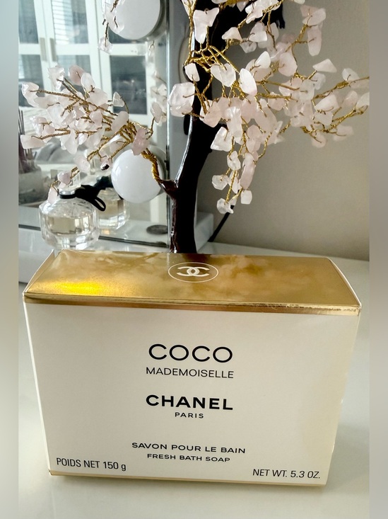 CHANEL Other - CHANEL Bath Soap Box in Cream and Gold